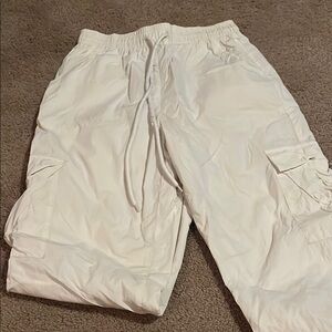 White Cargo Pants
